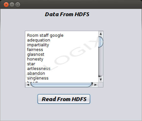Read data from file in HDFS