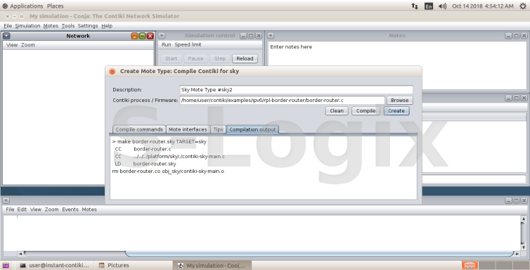 Run CoAP applications in contiki cooja simulator steps | S-Logix