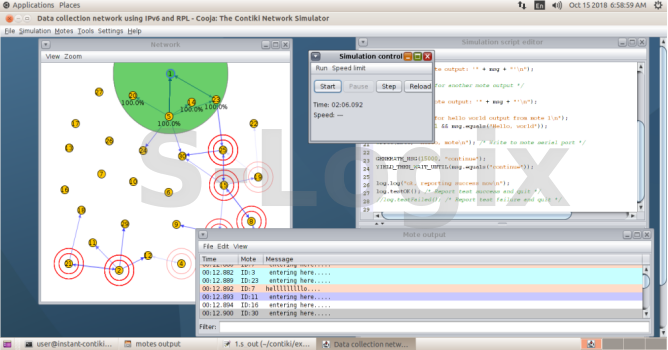 forwarding and receiving data in the network