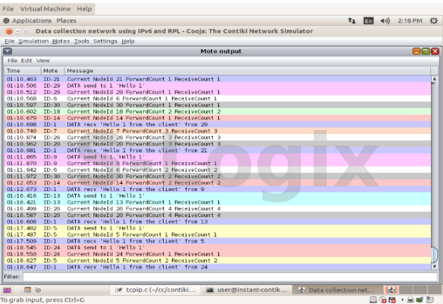 collect the data in network