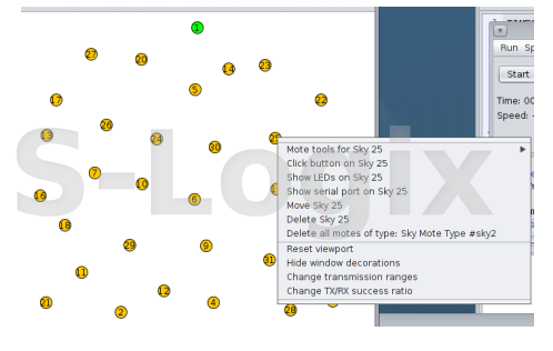 Select show serial port menu