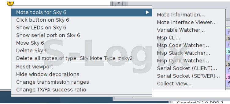 Mote interface viewer