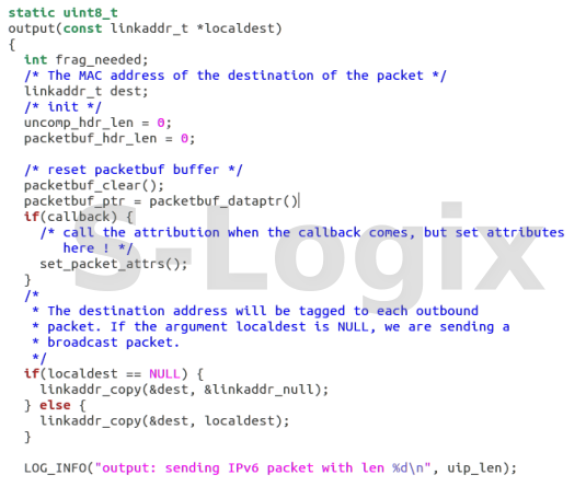 Function implementing header length of each packet in RPL protocol.