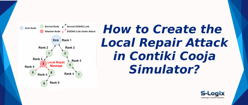 Create the local repair attack in contiki cooja simulator