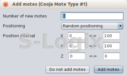 Select add motes and give create new mote