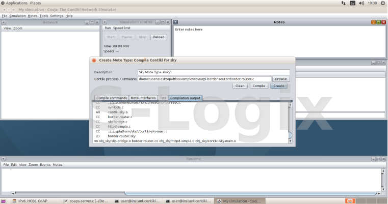 Create border router motes