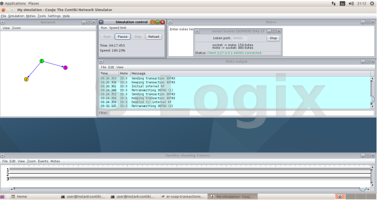  Now connect the serial socket server in border router
