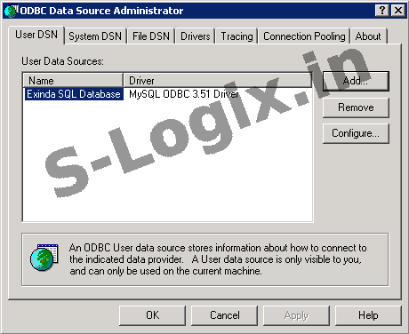 Click OK to Add DSN