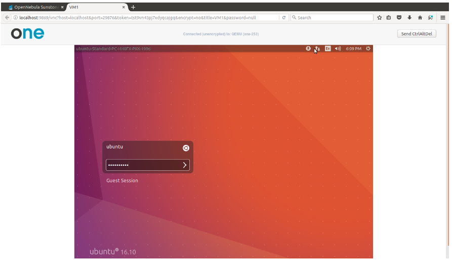 Ubuntu OS is installed in VMDiskImage