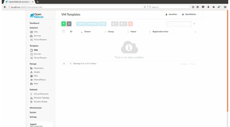 Virtual Network is created in OpenNebula