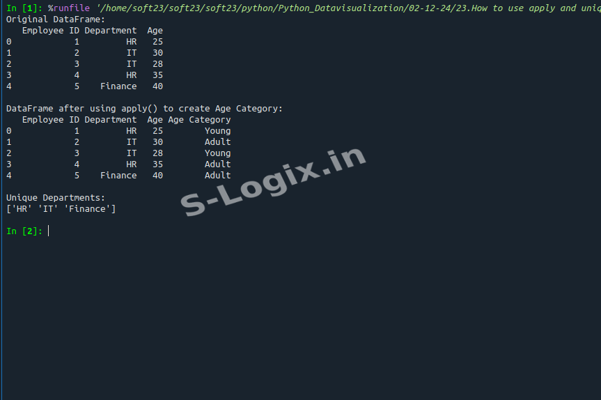 Apply and Unique Function Output
