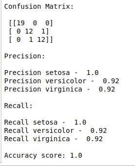 calculate precision, recall from scratch in python for 3 class classification problem