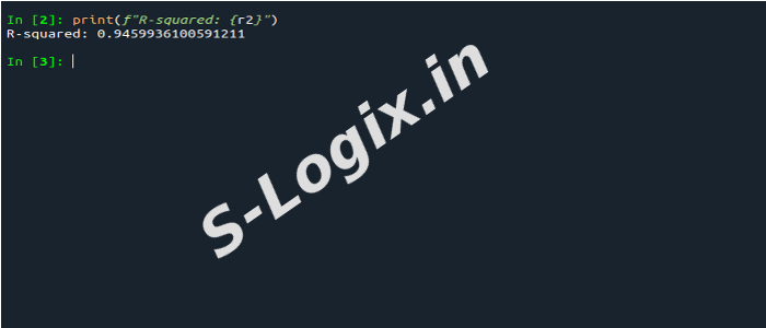 Sample code for make prediction in multiple linear regression|S-Logix