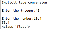 implement type conversion in python