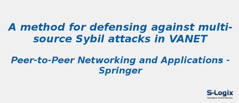 A method for defensing against multi-source Sybil attacks in VANET