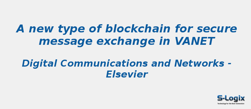 A new type of blockchain for secure message exchange in VANET