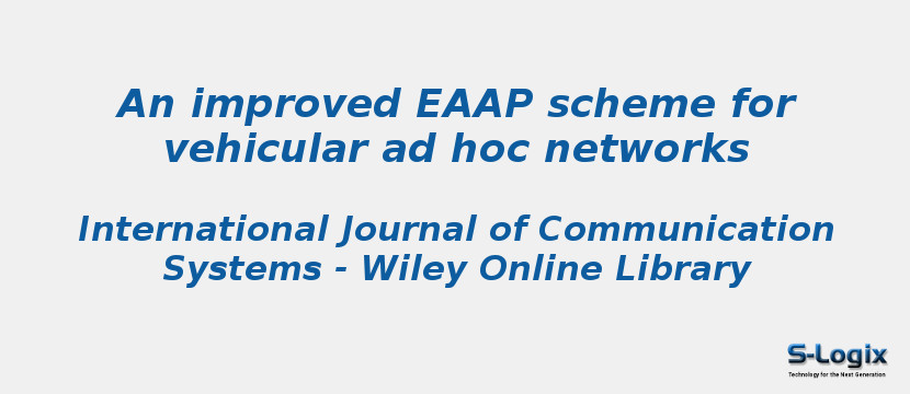 An improved EAAP scheme for vehicular ad hoc networks