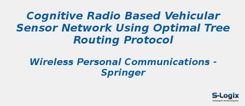 Cognitive Radio Based Vehicular Sensor Network Using Optimal Tree Routing Protocol