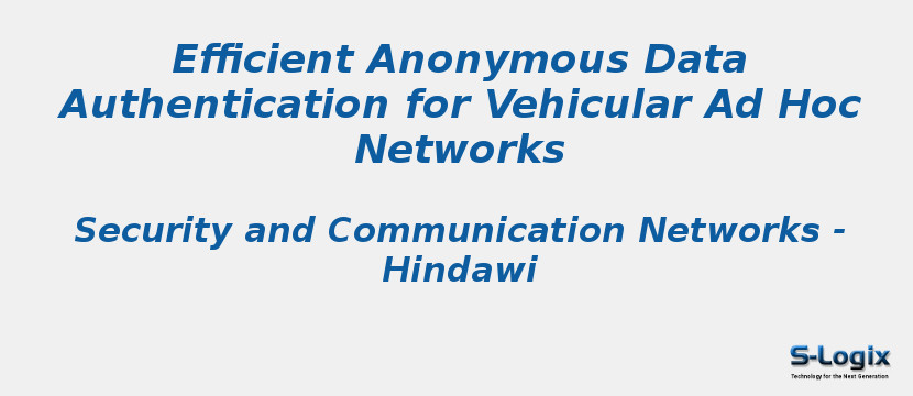 Efficient Anonymous Data Authentication for Vehicular Ad Hoc Networks