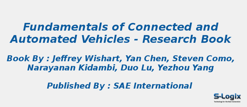 Good Research Books of Connected and Automated Vehicles | S-Logix