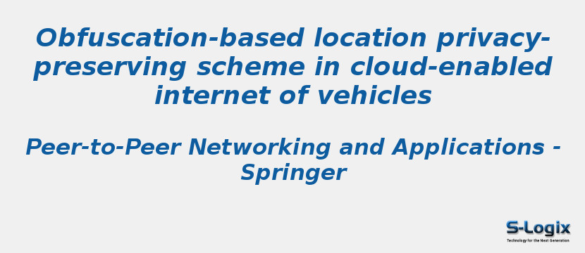 Obfuscation-based location privacy-preserving scheme in cloud-enabled internet of vehicles