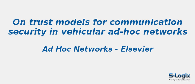 On trust models for communication security in vehicular ad-hoc networks