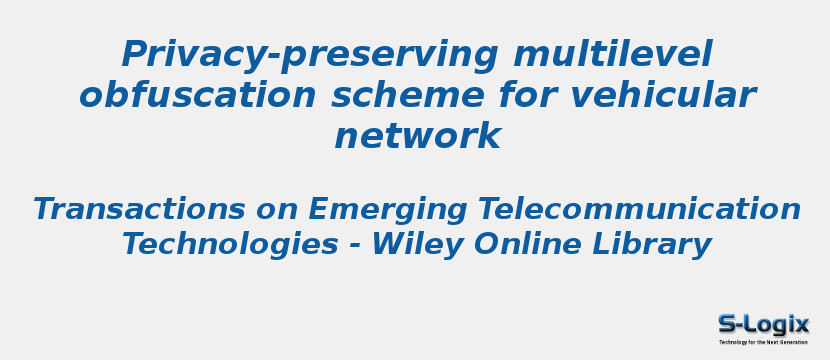 Privacy-preserving multilevel obfuscation scheme for vehicular network