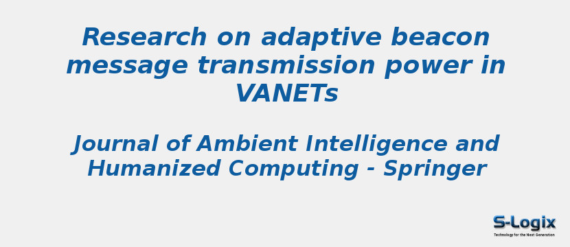 Research on adaptive beacon message transmission power in VANETs