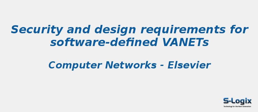 Security and design requirements for software-defined VANETs