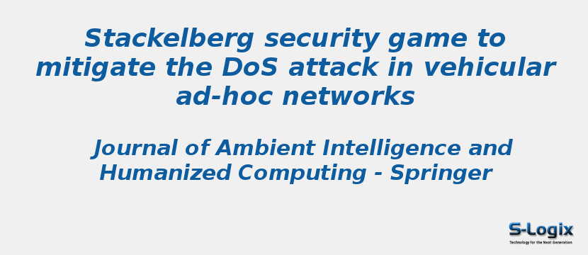 Stackelberg security game to mitigate the DoS attack in vehicular ad-hoc networks