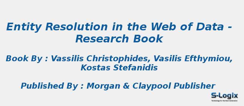 Entity Resolution in the Web of Data - Research Book