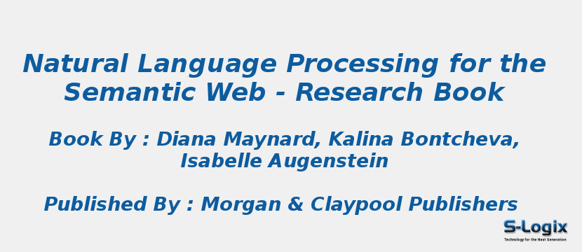 Natural Language Processing for the Semantic Web - Research Book