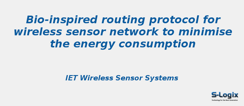 Bio-inspired routing protocol for wireless sensor network to minimise the energy consumption