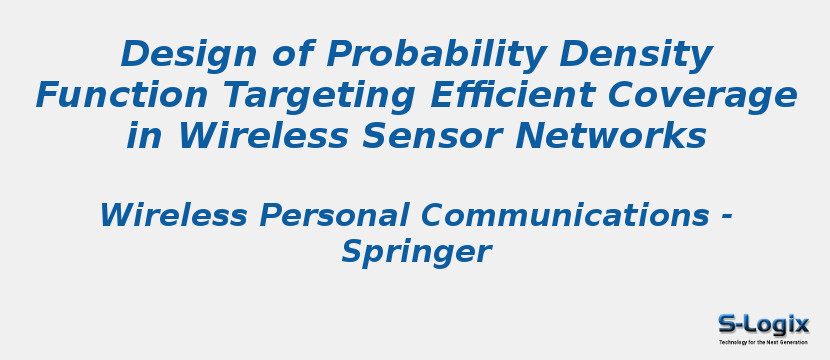 Design of Probability Density Function Targeting Efficient Coverage in Wireless Sensor Networks