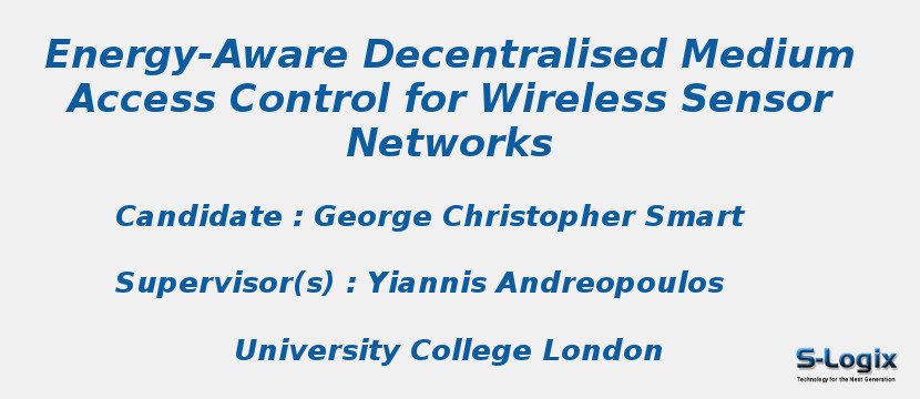 Energy-Aware Decentralised Medium Access Control for Wireless Sensor Networks