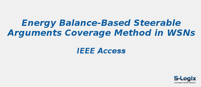Energy Balance-Based Steerable Arguments Coverage Method in WSNs