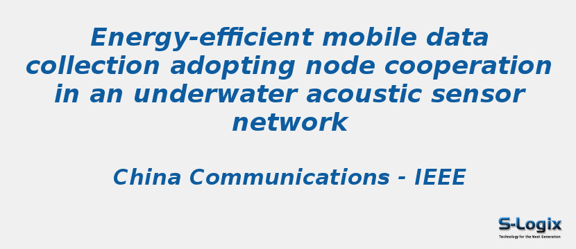 Energy-efficient mobile data collection adopting node cooperation in an underwater acoustic sensor network