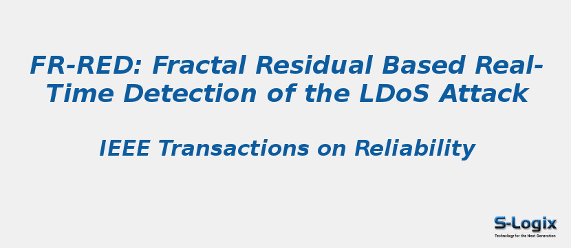 FR-RED: Fractal Residual Based Real-Time Detection of the LDoS Attack