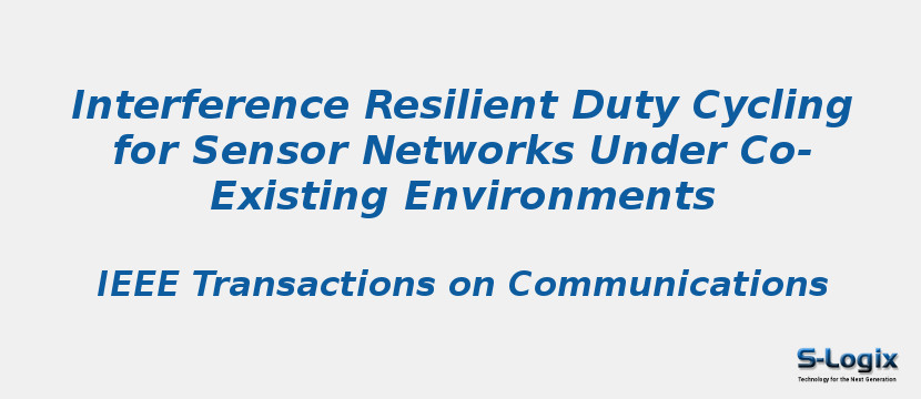 Interference Resilient Duty Cycling for Sensor Networks Under Co-Existing Environments