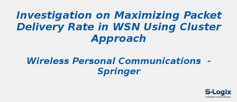 Investigation on Maximizing Packet Delivery Rate in WSN Using Cluster Approach