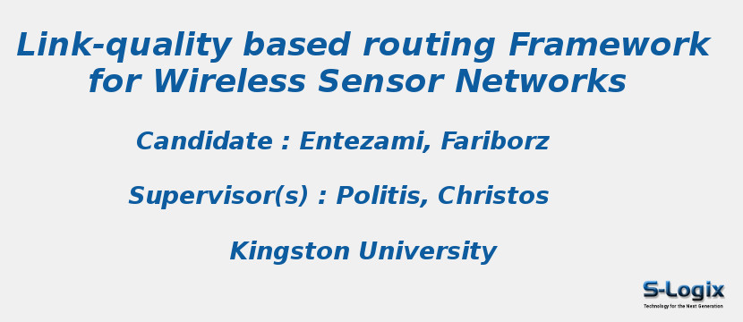 Link-quality based routing Framework for Wireless Sensor Networks