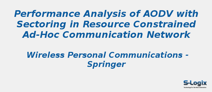Performance Analysis of AODV with Sectoring in Resource Constrained Ad-Hoc Communication Network
