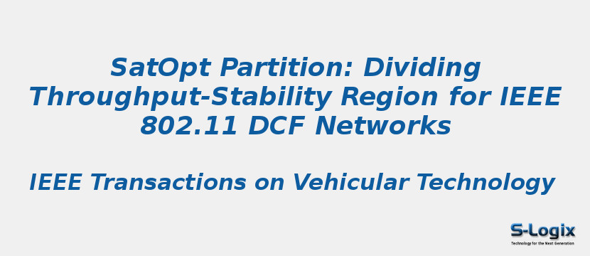 SatOpt Partition: Dividing Throughput-Stability Region for IEEE 802.11 DCF Networks